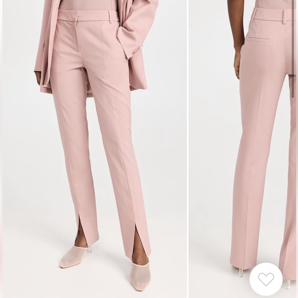 Tibi Cassius Slim Pants with Front Slip